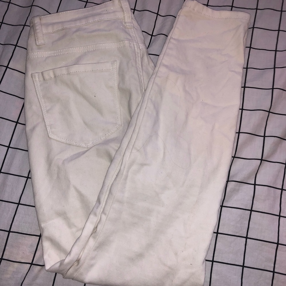 white forever 21 jeans